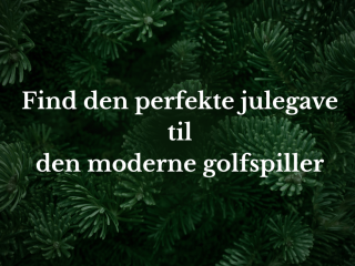 Julegaven til golfspilleren 