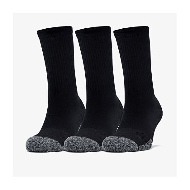 UA heatgear crew - black 3 pack