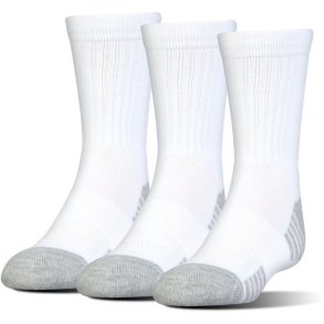 UA Heatgear Crew White 3 pack