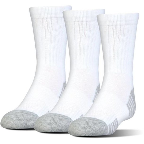 UA Heatgear Crew White 3 pack